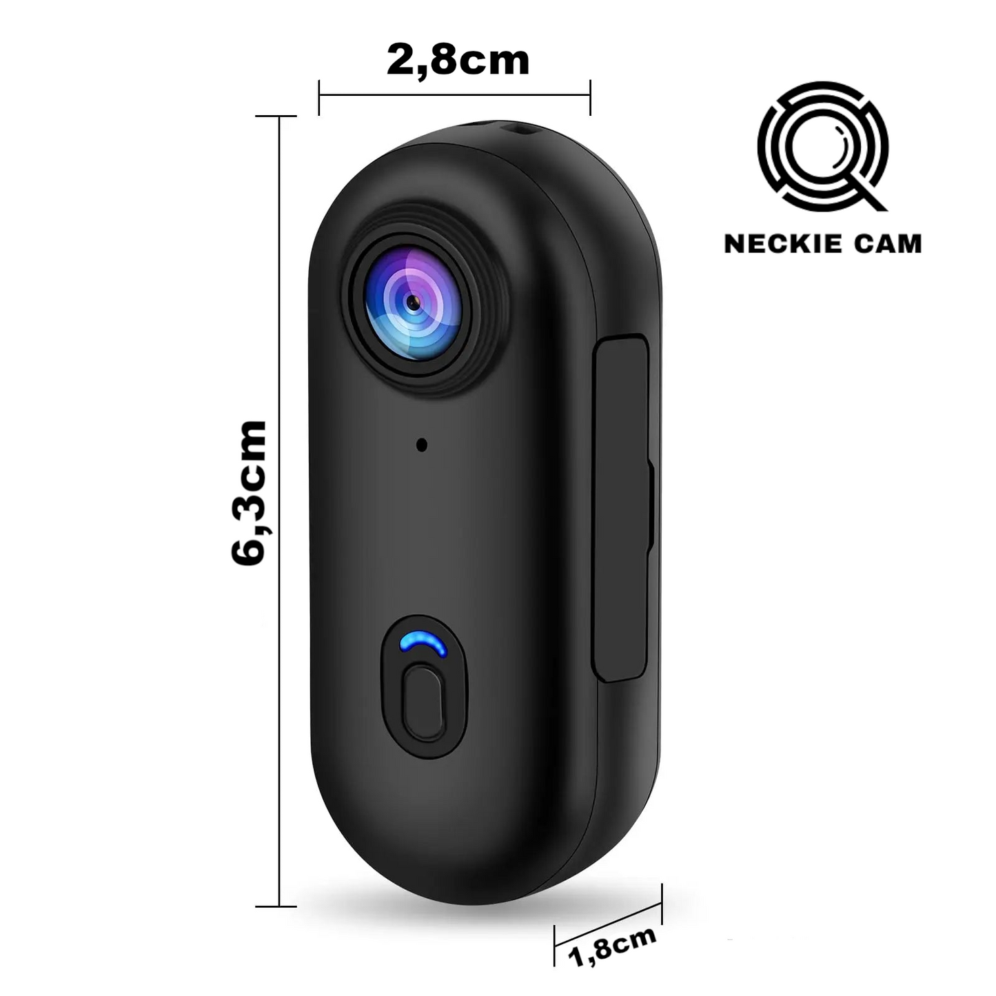 NeckieCam - Mini Kamera 4K